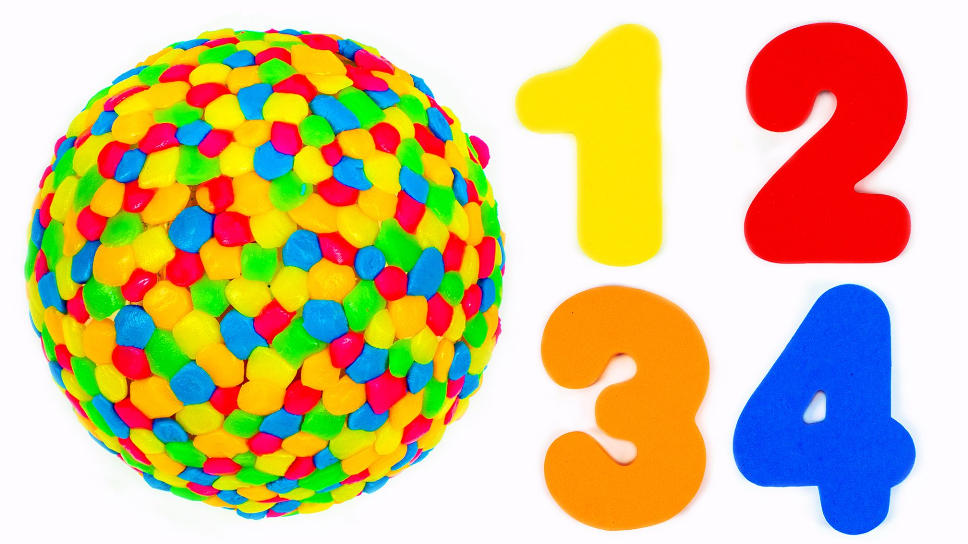 Учим Числа от 1 до 50. Весёлое Видео для Детей. смотреть онлайн