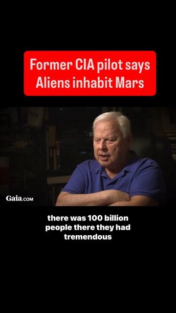 Former CIA pilot says Aliens inhabit Mars смотреть онлайн