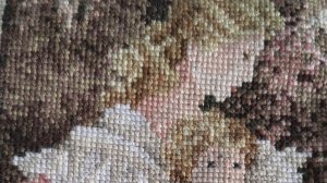 Что у меня на канве? Вышивка крестом.