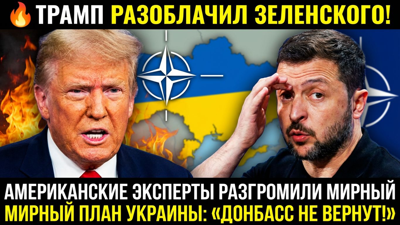 🔥 ТРАМП РАЗОБЛАЧИЛ ЗЕЛЕНСКОГО! АМЕРИКАНСКИЕ ЭКСПЕРТЫ РАЗГРОМИЛИ МИРНЫЙ ПЛАН УКРАИНЫ смотреть онлайн