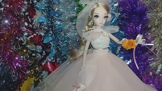 Обзор на куклу Соня Роуз в персиковом свадебном платье-Sonya Rose