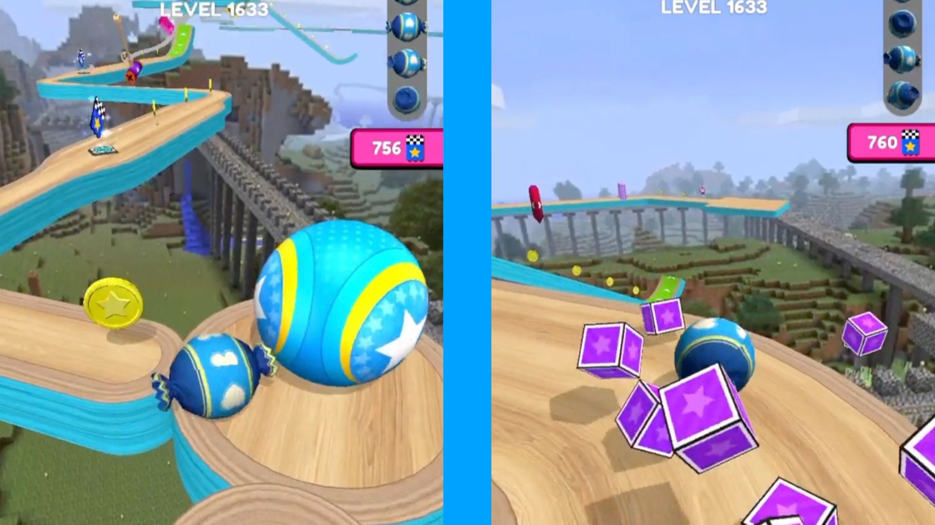 Going Balls Super Speed run Gameplay New Update Level 1633 смотреть онлайн