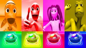 Зелёный Человек Танцует Битва Дама ту косита Alien battle #41 в Tiles Hop - NoV | Dame Tu Cosita