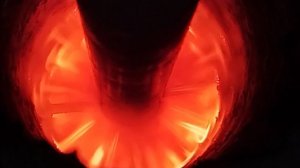 Пиролизная печь на покрышках.