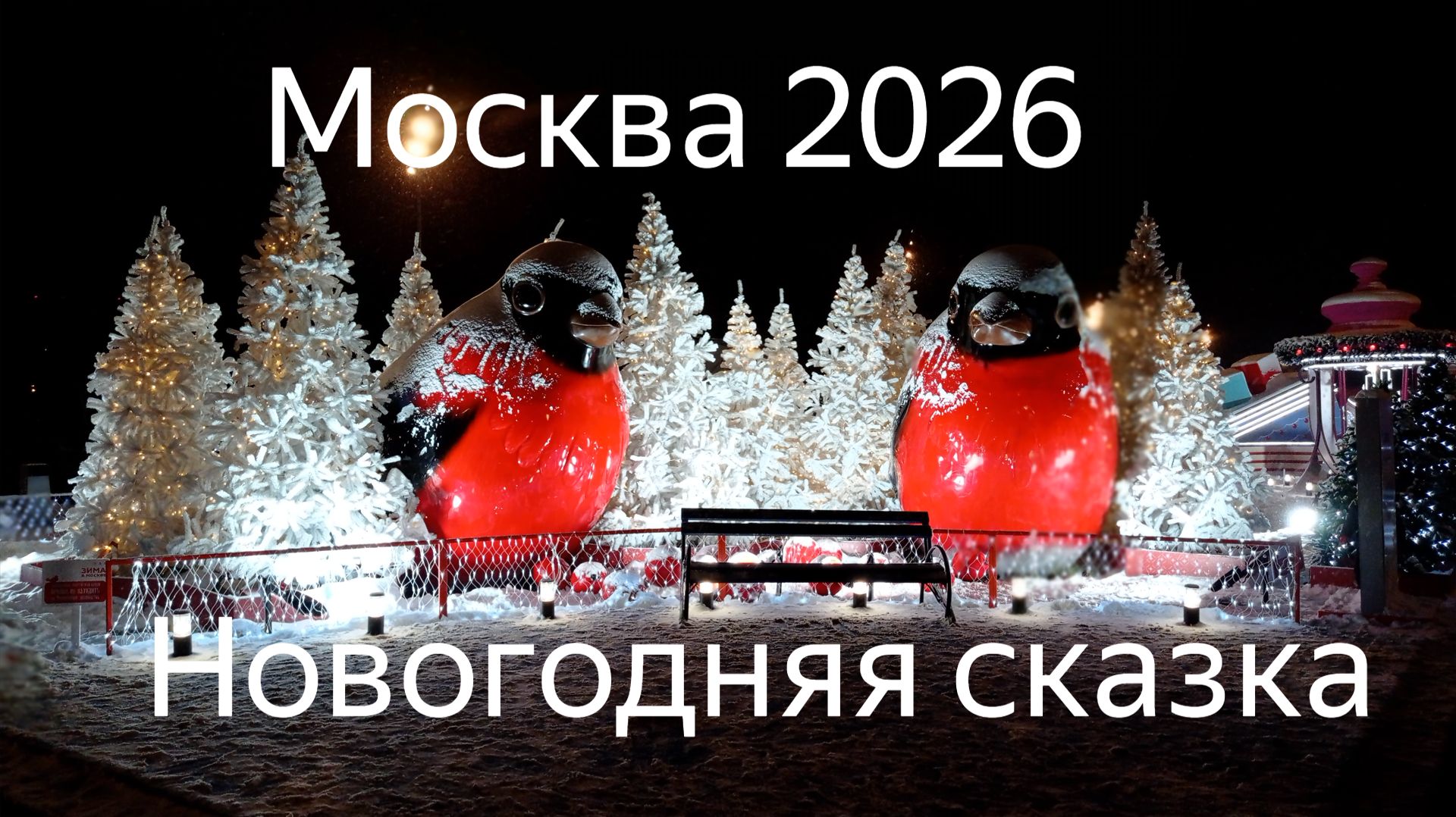 Новогодняя атмосфера Москвы 2026. Дворец пионеров на Воробьёвых горах. смотреть онлайн