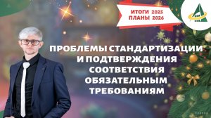 Проблемы стандартизации и подтверждения соответствия обязательным требованиям