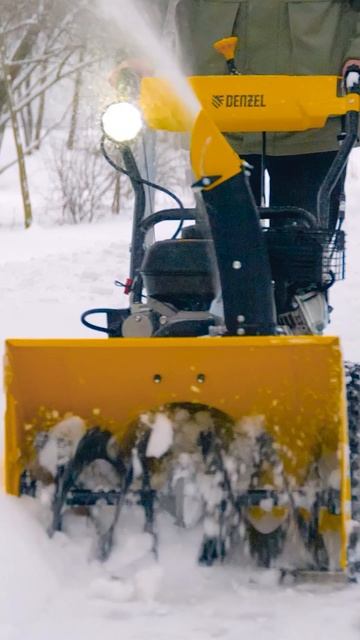 Уборка снега – особый вид медитации, особенно когда есть снегоуборщик Denzel смотреть онлайн