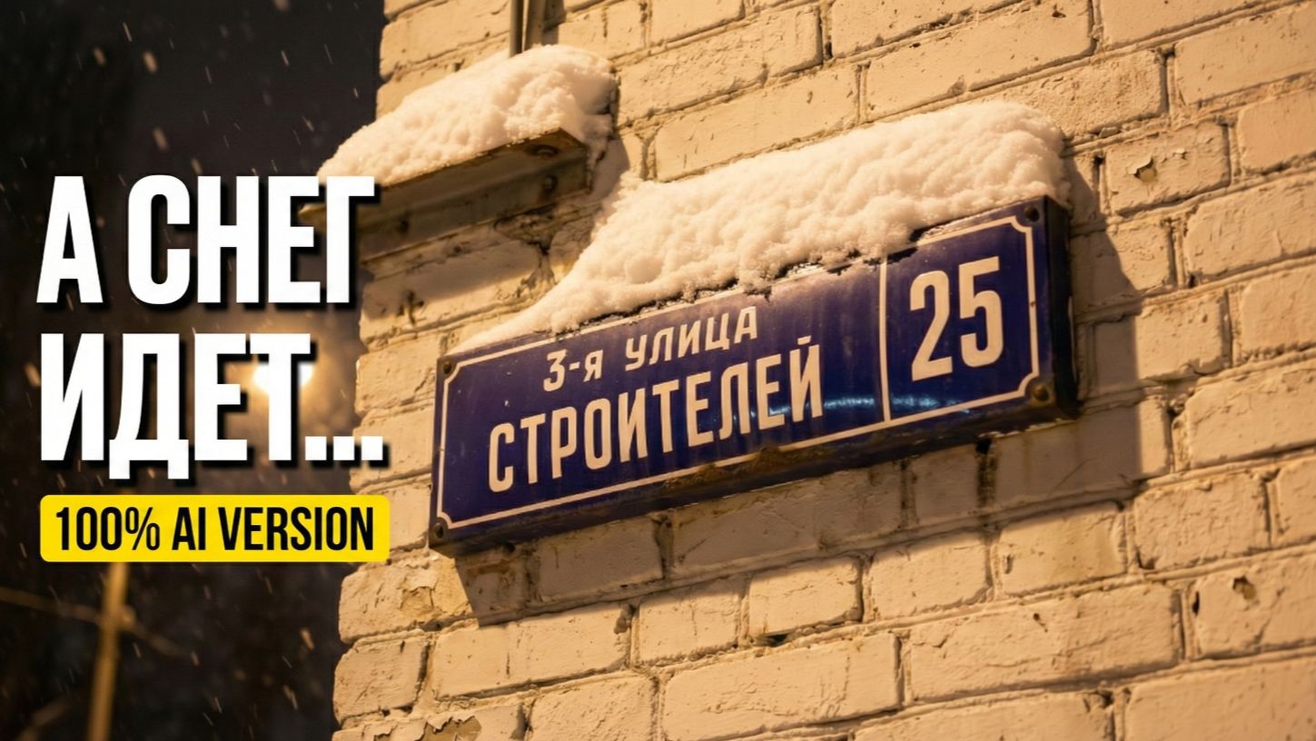 Я попросил нейросеть написать советский новогодний хит... Результат шокирует ❄️ (Suno v5 + Kling) смотреть онлайн