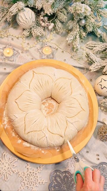 ХЛЕБ-ВЕНОК 😍❄НА РОЖДЕСТВО И НОВЫЙ ГОД! На закваске