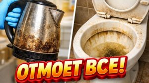 Одна паста для всех! Как очистить все, от унитаза до чайника