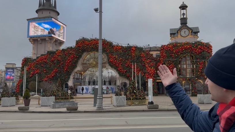 Московский зоопарк, новогоднее оформление смотреть онлайн