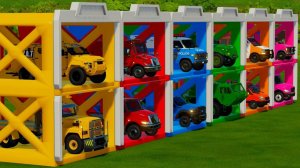 Мультики про машинки - Большие машины - Тяжелые грузовики - Сборник - Мультики для детей