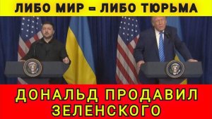 Трамп продавил Зеленского. Принуждение к миру. Колобок из Одессы