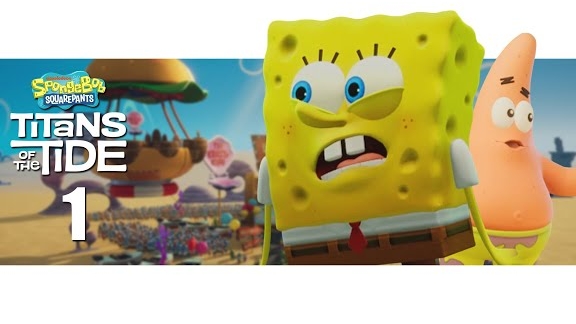 Прохождение SpongeBob SquarePants Titans of the Tide [Без Комментариев] ► Часть 1: Бикини Боттом смотреть онлайн