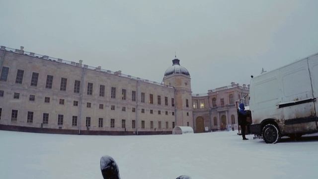 Гатчина в новогодние праздники.