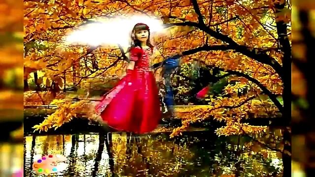 Диана Анкудинова (5 лет) - Первый танец (02.2009) (Осенний вальс Евгения Доги, композит) смотреть онлайн