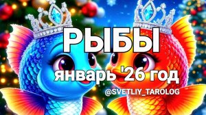 ♓️ РЫБЫ. ЯНВАРЬ 2026 года 🔮
