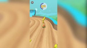 Going Balls  Super Speed run Gameplay New Update Level 1677 Banana frenzy