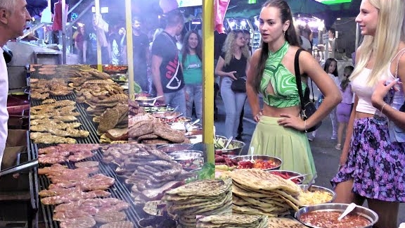 уличная еда Сербии