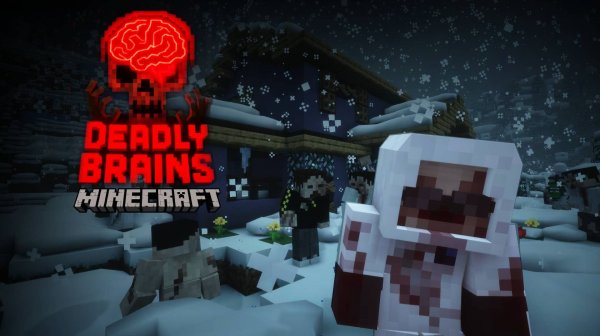 ЗИМА И ЗОМБИ В MINECRAFT