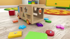 Учим цвета и формы. Развивающая игра для детей. Смотреть мультфильм
