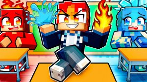 😱 Мальчик Аватар в Школе Стихий в Майнкрафт