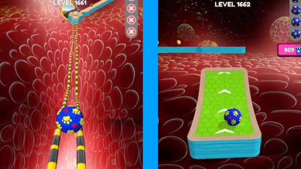 Going Balls Super Speed run Gameplay New Update Level 1661 to 1662 Race