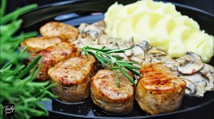 МЯСО, КОТОРОЕ ТАЕТ ВО РТУ - МЕДАЛЬОНЫ, простой рецепт дома, а вкусно как в ресторане!