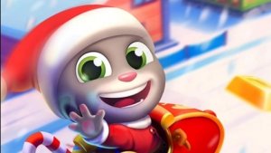 Говорящий Том бег за золотом.Бегите, прыгайте и мчитесь с Говорящим Томом в увлекательной погоне за