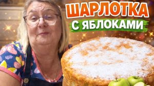 ШАРЛОТКА с яблоками — испекла и сразу съели!