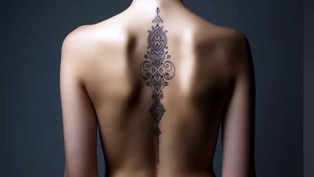 Dark Feminine Back Tattoos смотреть онлайн