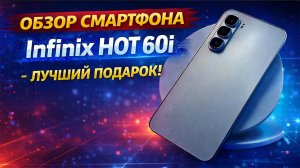 ТОП смартфон для каждого?  Infinix Hot 60i 8/256GB — экран 120 Гц, Android 15, крутая автономность!