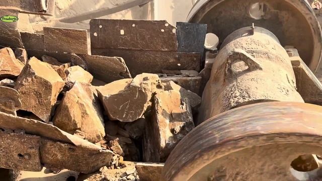 Строительство, дробление щебёнки смотреть онлайн