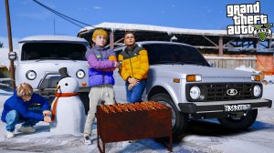 ОПЕРСКАЯ ЕЗДА В GTA 5 - НЕУДАЧНАЯ ПОЕЗДКА НА ШАШЛЫКИ! НА НАС НАПАЛИ ВОЛКИ В ЛЕСУ!? 🌊ВОТЕР