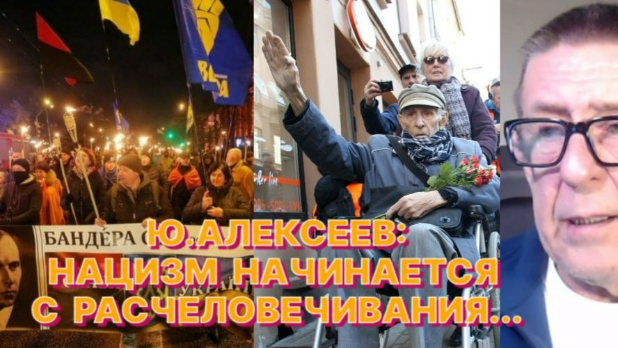 Ю.АЛЕКСЕЕВ: Русских людей, победителей нацизма, с лёгкой руки «щирых» переформатировали в насекомых смотреть онлайн