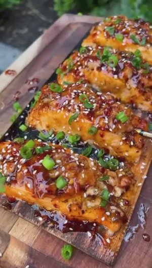 Очень ароматный ,хрустящий лосось 🍣