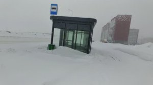 Новая автобусная остановка