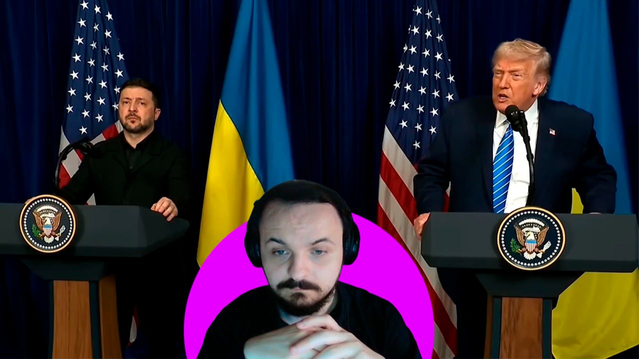 Жмиль смотрит встречу Трампа и Зеленского смотреть онлайн