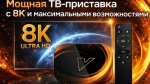 ТВ-приставка для современного телевизора с 8К и максимальными возможностями