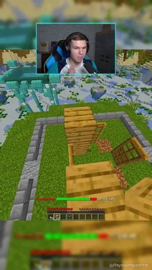 Построй Дом Быстрее Всех в Майнкрафт!🏠⚡ #shorts #шортс #minecraft #майнкрафт #майн #постройка #мем