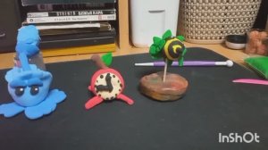 Удалëнные растения из игры растения против зомби из воздушного пластилина