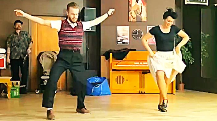 Sondre & Maeva - Boogie Woogie Impro Квебек, Канада 2019. #Танцы смотреть онлайн