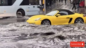 Затопленная дорога и улица