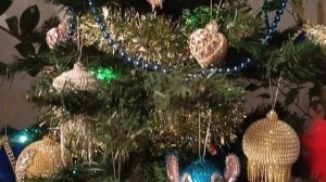 Эксклюзивная ëлка с игрушками ручной