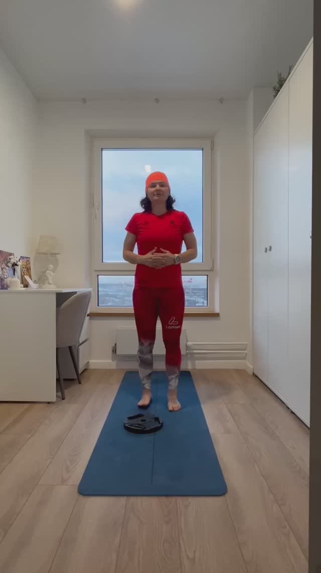 Круговая силовая с блином или гантелей