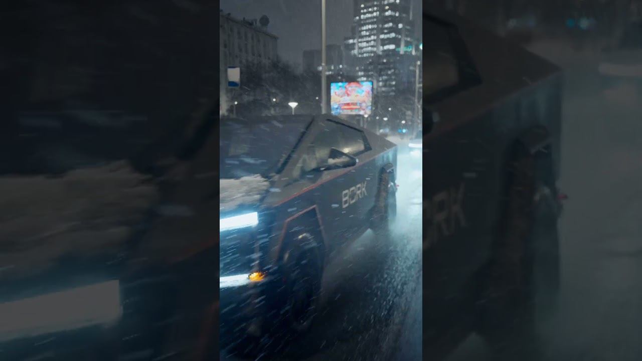 Консьерж-доставка BORK на Tesla Cybertruck смотреть онлайн