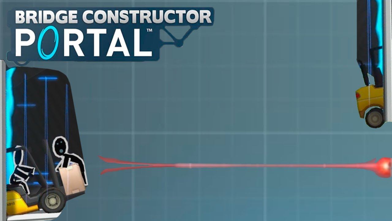 Застрял между порталами | PORTAL Bridge Constructor |3| #рекомендации #игра