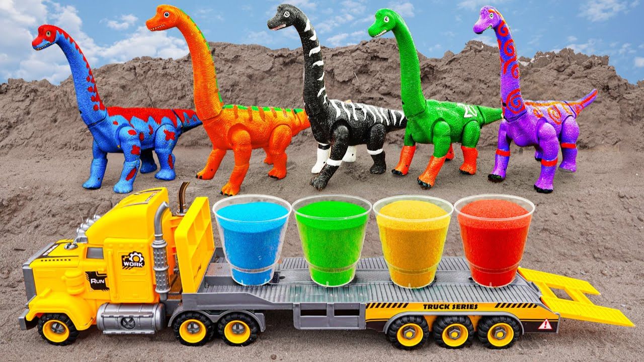 МУЛЬТИК ДЛЯ ДЕТЕЙ ПРО ДИНОЗАВРОВ И МАШИНКИ смотреть онлайн