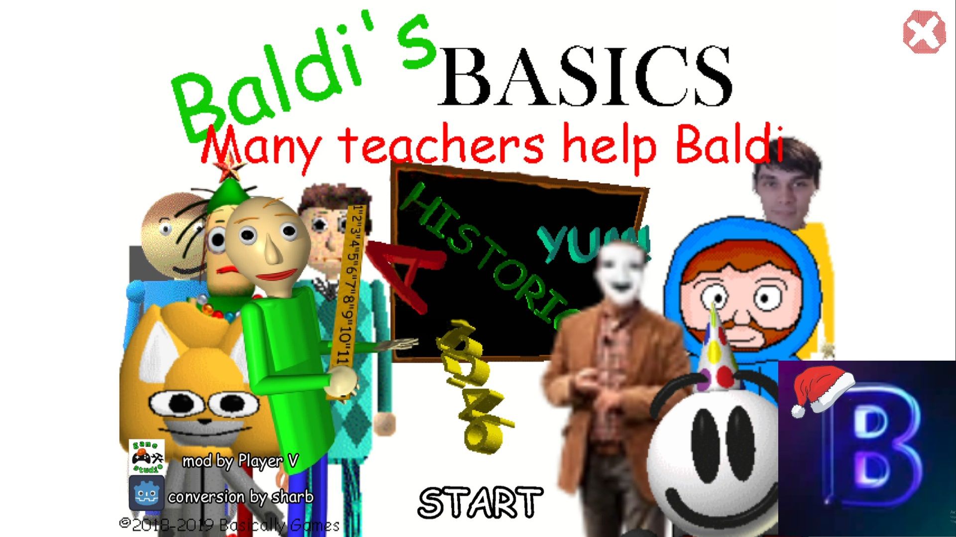 Этот мод проходимый? // Baldi's Basics Many Teacher Help