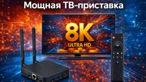 ТВ-приставка для современного телевизора с поддержкой 8К